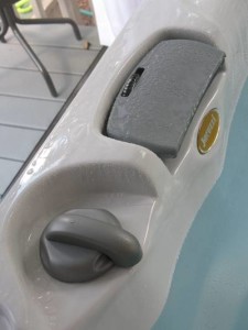Massage selector switch and waterfall.