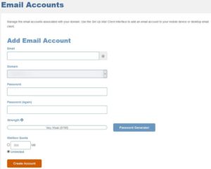 E-Mail Account